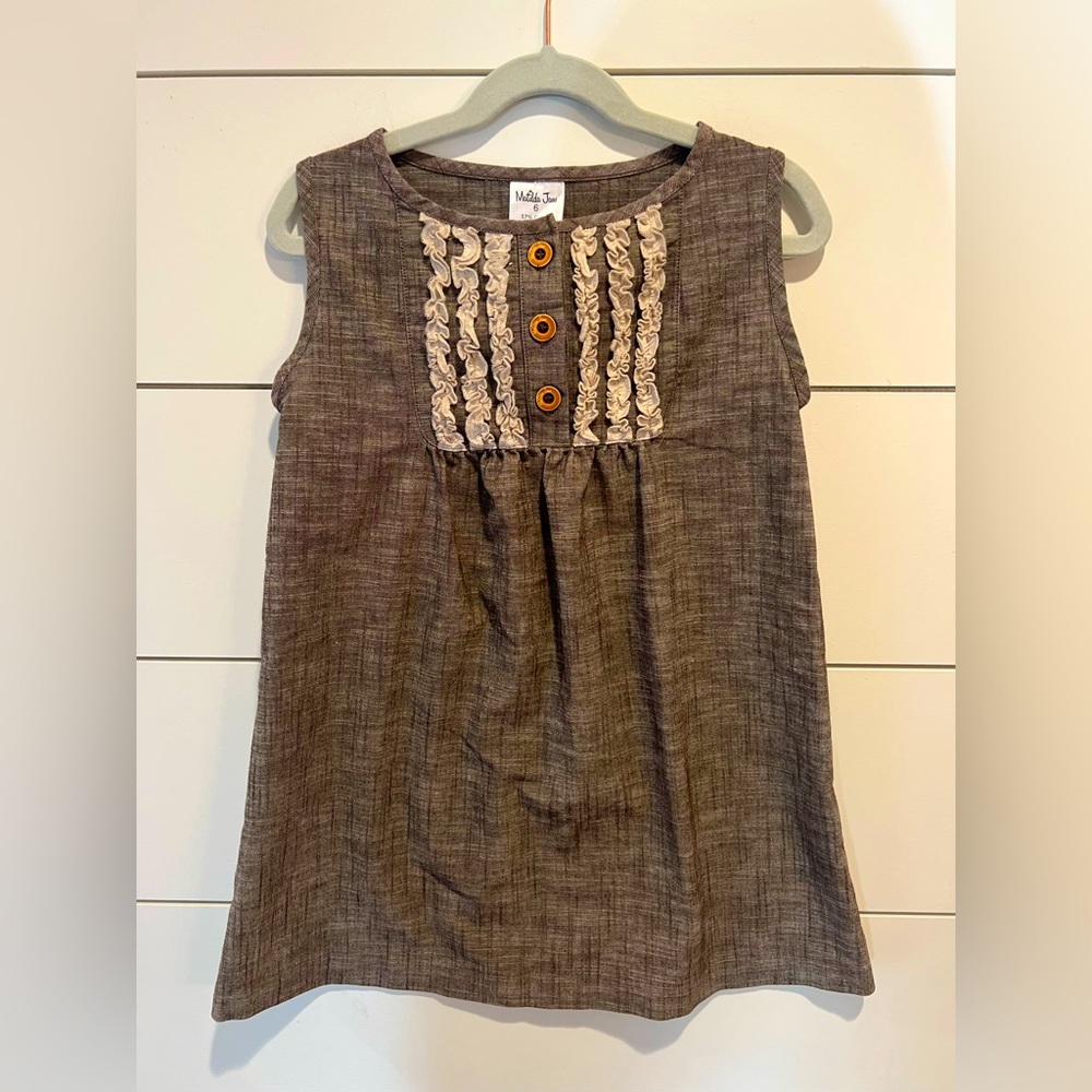 Matilda Jane Hammond Bay Tanna Linen Dress Size 6